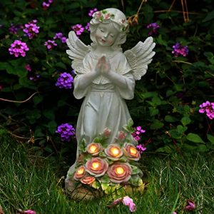 Solar Garden Angel Statue