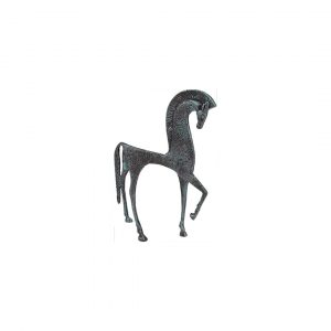 Greek Ironwork Spartan Horse Statue