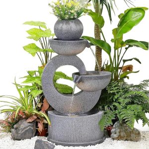 3-Tier, Bowls Water Fountain Freestanding