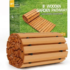 Wooden Garden Pathway