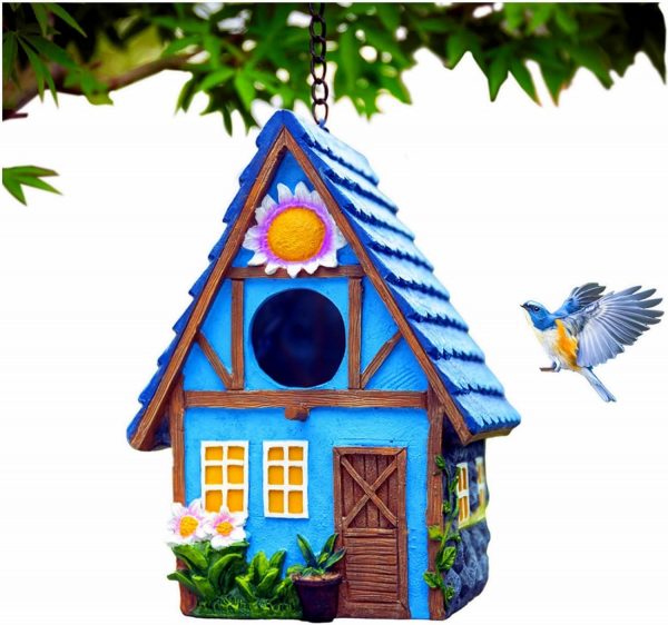 Bird House - Blue, Country Style, For A Variety Birds