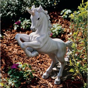 Enchanted Unicorn Horse Garden Statue