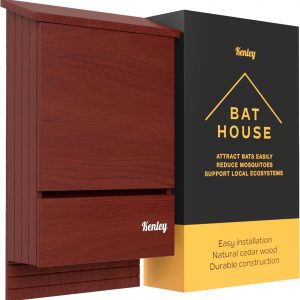 Large Cedar Bat House, Double Chamber, Weather Resistant