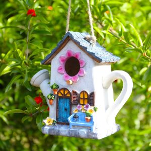 Watering Can Bird House for Garden Decor